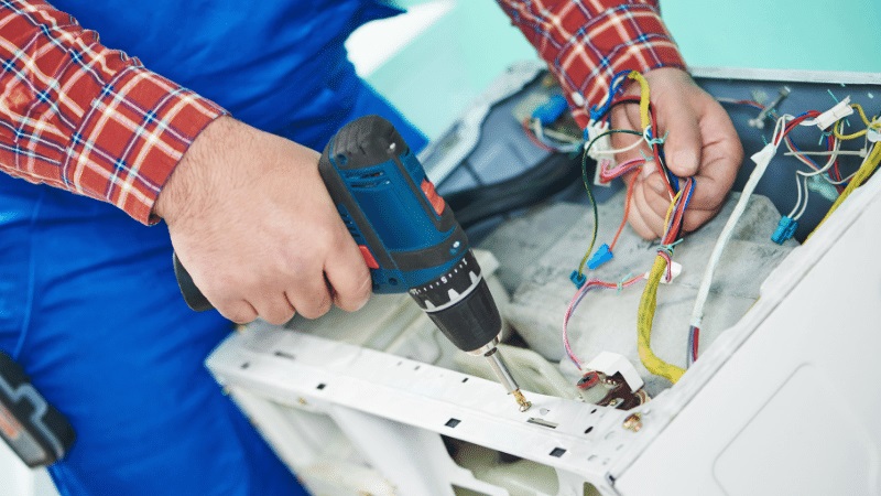 Sultanbeyli Çetintaş Çetintaş çamaşır makinesi kart tamiri – Su almama arızası orijinal parça ile giderildi. - Teknik servis örneği